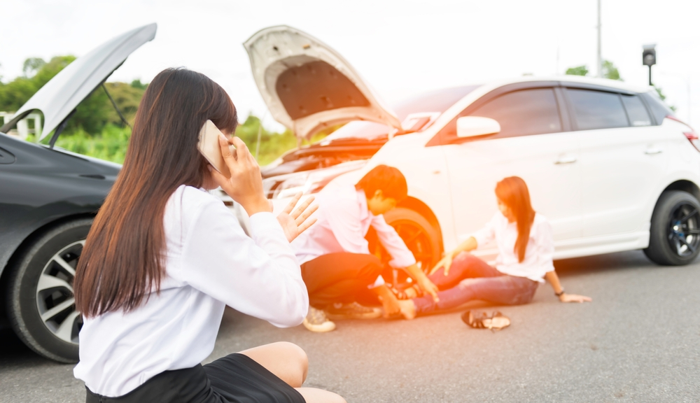 injured woman from a car accident in Chicago and in need of personal injury lawyer Chicago